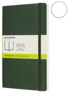 Блокнот Classic 13 х 21 см нелинованный миртовый зеленый мягкий (QP618K15) Moleskine