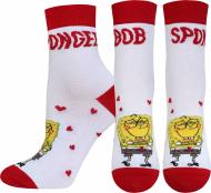 Носки унисекс Conte-Kids 3074 Spongebob (средней длины) 354 р.23-24 белый