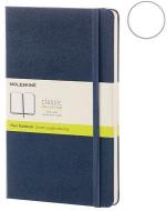 Блокнот Classic 13 х 21 см нелинованный сапфир (QP062B20) Moleskine