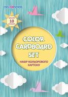 Набір кольорового картону А4 10 аркушів CF05281-04 Cool For School