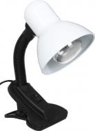 Настільна лампа офісна Accento lighting 1x40 Вт E27 білий
