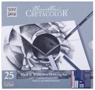 Набор материалов для графики Black&White 25 шт. Cretacolor