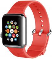 Ремешок Promate Silica-42 силиконовый для Apple Watch 42-44 мм red silica-42.red