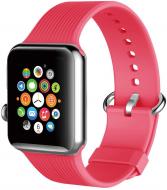 Ремешок Promate Silica-42 силиконовый для Apple Watch 42-44 мм pink silica-42.pink