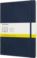 Книга для записей Classic 19 х 25 см клетка сапфир мягкий (QP622B20) Moleskine