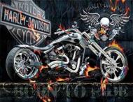Картина стразами на підрамнику Harley-Davidson 40x50 см 188583 Діамантові ручки