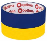 Клейка стрічка 48 мм 20 м жовто-блакитна Optima