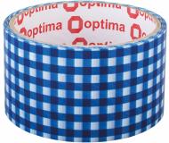 Клейкая лента Tartan 48 мм 20 м синяя Optima