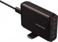 Зарядное устройство Promate CenterPort-2PD75 75 Вт, 2хUSB-C + 2xUSB-A Black