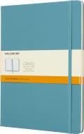 Книга для нотаток Classic 19 х 25 см лінія океанський синій (QP090B35) Moleskine