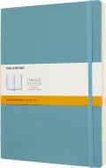 Книга для записей Classic 19 х 25 см линия океанский синий мягкий (QP621B35) Moleskine