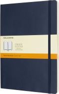 Книга для нотаток Classic 19 х 25 см лінія сапфір м'який (QP621B20) Moleskine