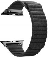 Ремешок Promate Lavish-38 из эко-кожи для Apple Watch 38-40 мм black lavish-38.black