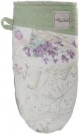 Прихватка-варежка Цветы малиновые 15x29 см зеленый La Nuit