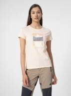 Футболка 4F 4FSS23TTSHF274-11S р.XL бежевый