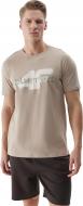 Футболка 4F 4FWSS24TTSHM1317-83S р.L бежевый