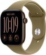 Смарт-годинник Apple Watch Series 12 GPS + Cellular 46mm Dark Bronze Aluminium Case with Olive Sport Band - M/L (MJGE4RK/A)