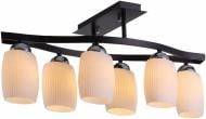 Люстра потолочная Victoria Lighting 6xE27 венге Alfa/PL6