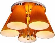 Люстра потолочная Victoria Lighting 5xE27 желтый Diamond/PL5 amber