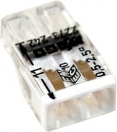 Клема швидкого монтажу WAGO на 2 провідники 0,5-2,5 мм² (з пастою) 3 шт./уп. білий матовий 22-7324-2УW Клема швидкого монтажу WAGO на 2 провідники 0,5-2,5 мм² (з пастою) 3 шт./уп. білий матовий 22-7324-2УW