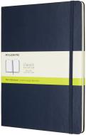 Книга для записей Classic 19 х 25 см нелинованный сапфир Moleskine