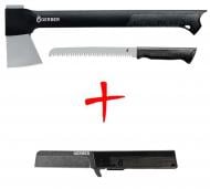 Топор Gerber Gear Gator з пилою Combo II + подарунок складний ніж Quadrant