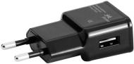 Сетевое зарядное устройство Florence USB 2A Black TC20-USB