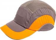 Кепка Sizam (ABS+EVA) сіро-помаранчева, з вентиляцією В-CAP