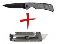 Ніж складаний Gerber Gear US1 US1 + мультитул Prybrid-Utility Grey