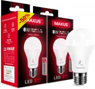 Лампа светодиодная Maxus Sakura 2-LED-661 2 шт./уп. 8 Вт A60 матовая E27 220 В 3000 К