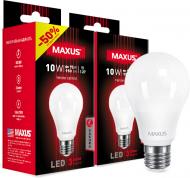 Лампа светодиодная Maxus Sakura 2-LED-663 2 шт./уп. 10 Вт A60 матовая E27 220 В 3000 К