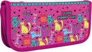 Пенал школьный Funny Cats A6 6010 CF32004-07 Cool For School розовый