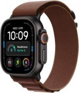 Смарт-годинник Apple Watch Ultra 4 GPS + Cellular 49mm Black Titanium Case with Burgundy Alpine Loop - M (MJC14QI/A)