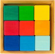 Конструктор деревянный NIC Разноцветный кубик NIC523348