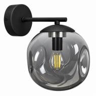 Бра LIGHT SET SHANA 2499 E14 чорний/димчастий