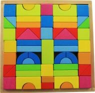 Конструктор деревянный GoKi Радуга 57 58624