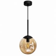 Підвіс LIGHT SET SHANA 250 1PL 1xE14 чорний із бурштиновим