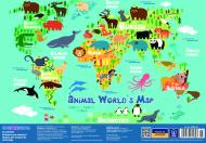 Килимок для творчості Animal World's Map CF61480-05