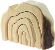 Конструктор деревянный NIC Пещера натуральный NIC523322