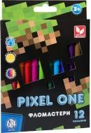 Фломастери Pixel One 12 кольорів Школярик