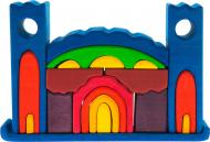 Конструктор деревянный NIC Все в замке синий NIC523268