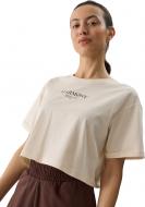 Футболка 4F 4FWSS24TTSHF1357-12S р.M бежевый