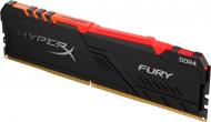 Оперативна пам'ять Kingston DDR4 SDRAM 16 GB (1x16GB) 2400 MHz (HX424C15FB4A/16) HyperX Fury Black