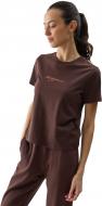 Футболка 4F 4FWSS24TTSHF1354-80S р.S коричневый