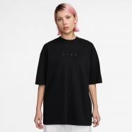 Футболка Nike W NSW LUXE SS TEE RELAX HV4957-010 р.S черный