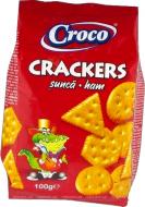 Крекер TM CROCO Crackers с шинкой 100 г (5941194000740)