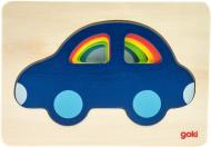 Игра-пазл GoKi Разноцветные машинки 57485