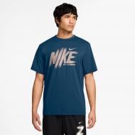 Футболка Nike M NK DF UV HYVERSE SS GFX HV0381-415 р.2XL голубой