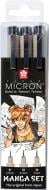 Набор линеров PIGMA Micron Sakura PIGMA Micron MANGA 3 штуки POXSDKMAN3