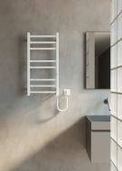 Полотенцесушитель электрический Elna Ладер Элит Т 8 (810*400) белый с диммером t